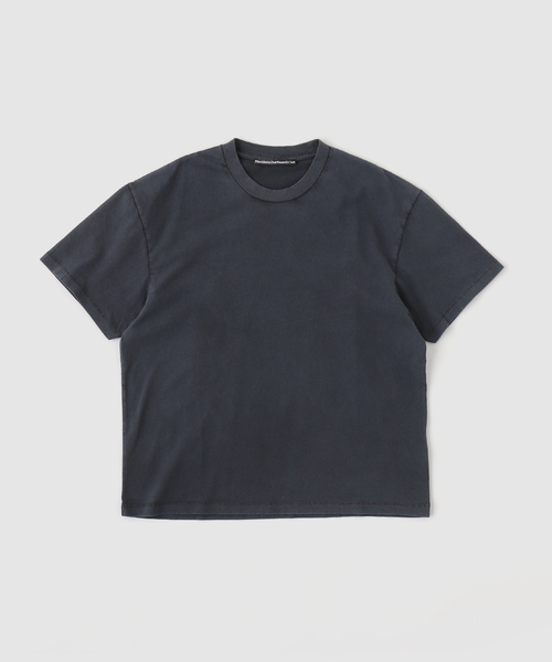 Stockholm Surfboard Club(ストックホルムサーフボードクラブ)の「STOCKHOLM SURFBOARD CLUB BOX TEE BACK LOGO(Tシャツ/カットソー・メンズ・ブラック/ホワイト・SMALL/MEDIUM)」の1枚目の写真