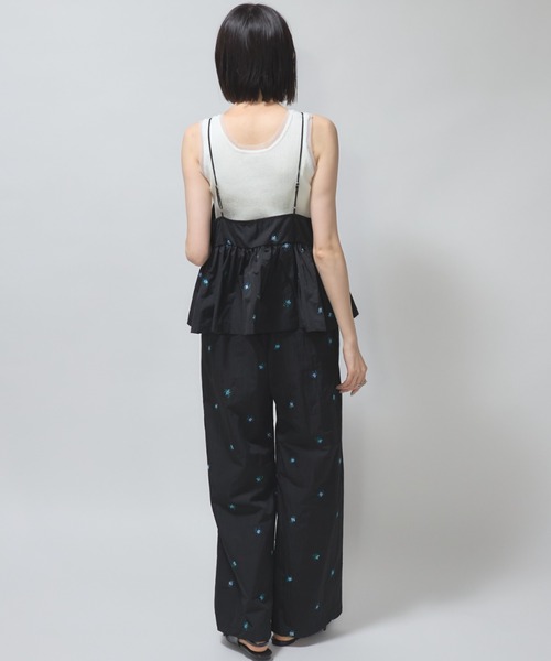 leimn（レイムン）の「花柄刺繍タフタビスチェ（その他トップス・レディース・ブラック・M）」の10枚目の写真