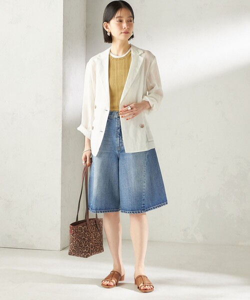 A VACATION(アヴァケーション)の「【SHIPS別注】A VACATION: ROAM MINI(トートバッグ・レディース・クリーム/ブラウン・ONE SIZE)」の4枚目の写真
