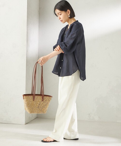 A VACATION(アヴァケーション)の「【SHIPS別注】A VACATION: ROAM MINI(トートバッグ・レディース・クリーム/ブラウン・ONE SIZE)」の14枚目の写真