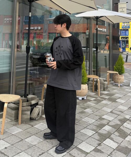 WMC（ダブリューエムシー）の「ワイドトリミングパンツ_BLACK（その他パンツ・メンズ・ブラック・34/30(M)/32(L)/MEDIUM/LARGE/X-LARGE）」の10枚目の写真