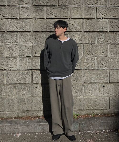 WMC（ダブリューエムシー）の「ワイドトリミングパンツ_BLACK（その他パンツ・メンズ・ブラック・34/30(M)/32(L)/MEDIUM/LARGE/X-LARGE）」の11枚目の写真