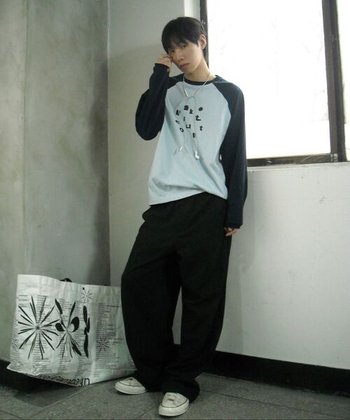 WMC（ダブリューエムシー）の「ワイドトリミングパンツ_BLACK（その他パンツ・メンズ・ブラック・34/30(M)/32(L)/MEDIUM/LARGE/X-LARGE）」の12枚目の写真