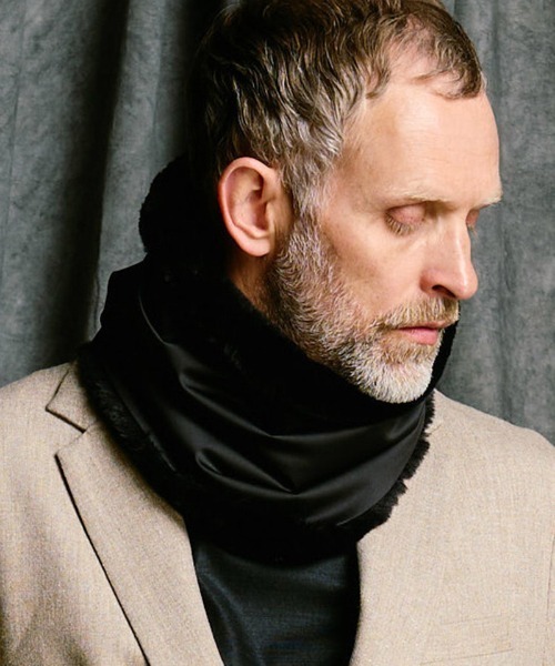 wjk（ダヴルジェイケイ）の「mko13617- combi neck warmer ネックウォーマー(8984 pe34j)（ネックウォーマー/スヌード・メンズ・ブラック/ネイビー・FREE）」の3枚目の写真