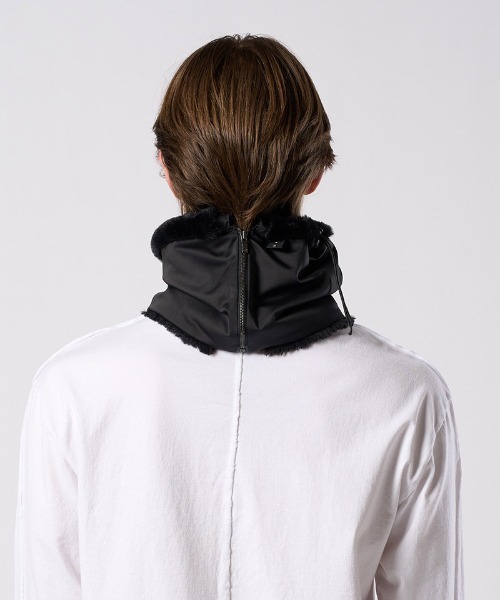 wjk（ダヴルジェイケイ）の「mko13617- combi neck warmer ネックウォーマー(8984 pe34j)（ネックウォーマー/スヌード・メンズ・ブラック/ネイビー・FREE）」の8枚目の写真