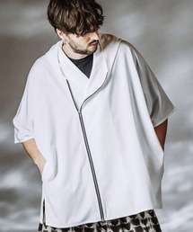 NO ID.（ノーアイディ）の「【NO ID.】Hood Dolman Zip Big Shirt / フード ドルマン ジップ ビッグ シャツ（シャツ/ブラウス）」