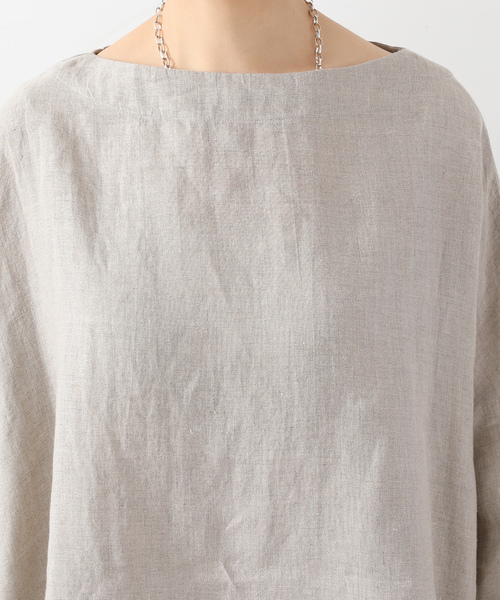 JOURNAL STANDARD LUXE（ジャーナルスタンダード　ラックス）の「エアリネンボートネック-ブラウス（シャツ/ブラウス・レディース・ネイビー/ベージュ/ブルー・FREE）」の19枚目の写真
