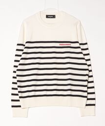 DSQUARED2（ディースクエアード）の「Virgin Wool Stripes Jersey  Knit Sweater/0252（ニット/セーター）」