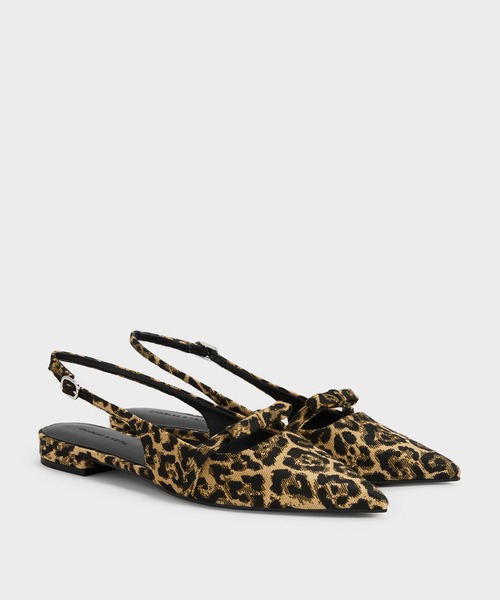 CHARLES & KEITH（チャールズ & キース）の「Kaleen カリーン スリングバックフラット（バレエシューズ・レディース・その他3/ブラック・24.5cm/23.5cm/23cm/22.5cm/25.5cm/25cm）」の8枚目の写真