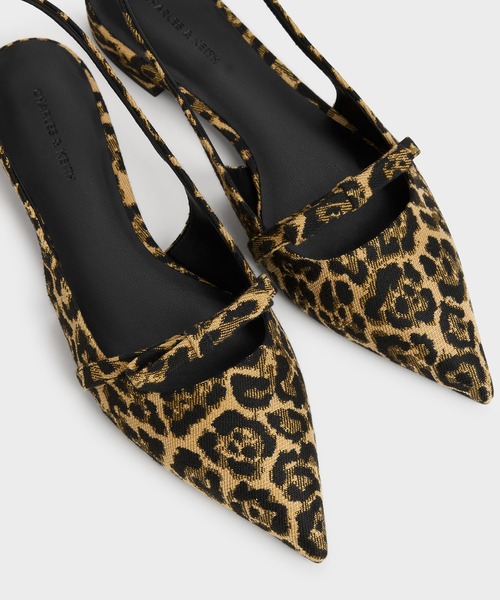 CHARLES & KEITH（チャールズ & キース）の「Kaleen カリーン スリングバックフラット（バレエシューズ・レディース・その他3/ブラック・24.5cm/23.5cm/23cm/22.5cm/25.5cm/25cm）」の10枚目の写真