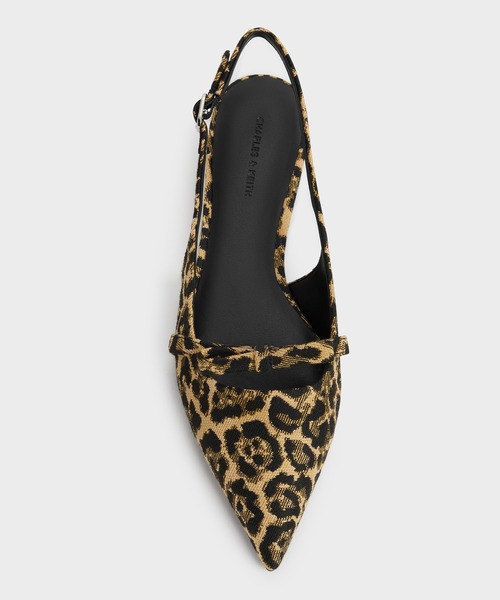 CHARLES & KEITH（チャールズ & キース）の「Kaleen カリーン スリングバックフラット（バレエシューズ・レディース・その他3/ブラック・24.5cm/23.5cm/23cm/22.5cm/25.5cm/25cm）」の11枚目の写真