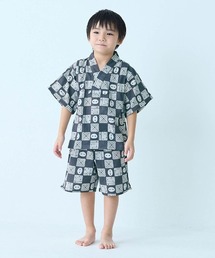 家族でお揃い！ダブルガーゼかぶり甚平パジャマ