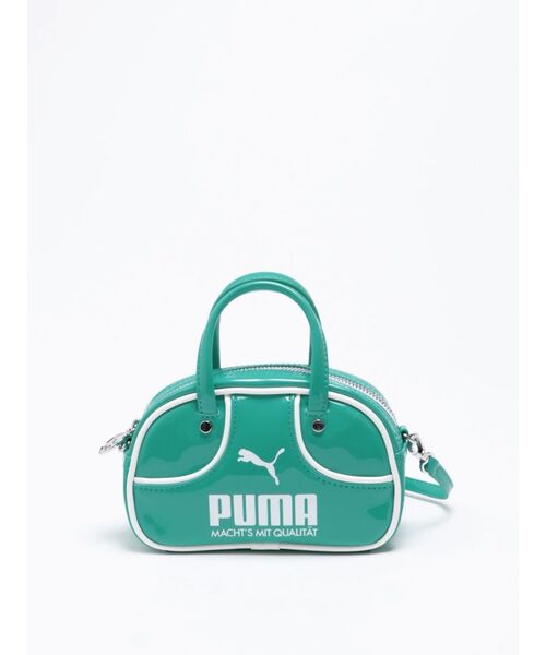 PUMA(プーマ)の「【PUMA】 1976 マイクログリップバッグ(ハンドバッグ・レディース・グリーン/ラベンダー・FREE)」の1枚目の写真
