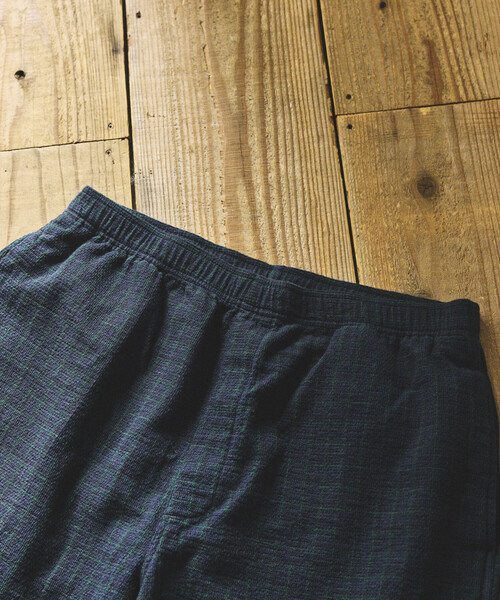 FREAK'S STORE（フリークスストア）の「AUSTRALIAN COTTON チェック イージーショーツ/オーストラリアン コットン ショートパンツ EASY SHORTS（その他パンツ・メンズ・ブラック/ベージュ/サックスブルー・MEDIUM/LARGE）」の8枚目の写真