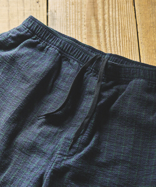 FREAK'S STORE（フリークスストア）の「AUSTRALIAN COTTON チェック イージーショーツ/オーストラリアン コットン ショートパンツ EASY SHORTS（その他パンツ・メンズ・ブラック/ベージュ/サックスブルー・MEDIUM/LARGE）」の12枚目の写真