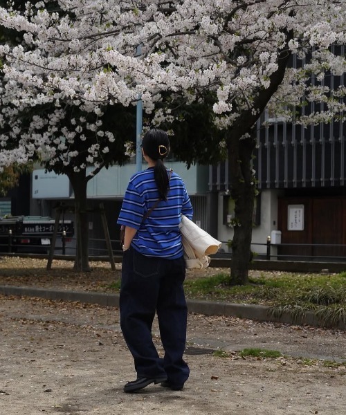 CAMIEL FORTGENS（カミエル フォートへンス）の「【CAMIEL FORTGENS】 NORMAL TEE SS（Tシャツ/カットソー・メンズ・ブルー・MEDIUM/LARGE）」の6枚目の写真
