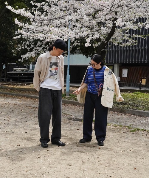 CAMIEL FORTGENS（カミエル フォートへンス）の「【CAMIEL FORTGENS】 NORMAL TEE SS（Tシャツ/カットソー・メンズ・ブルー・MEDIUM/LARGE）」の9枚目の写真