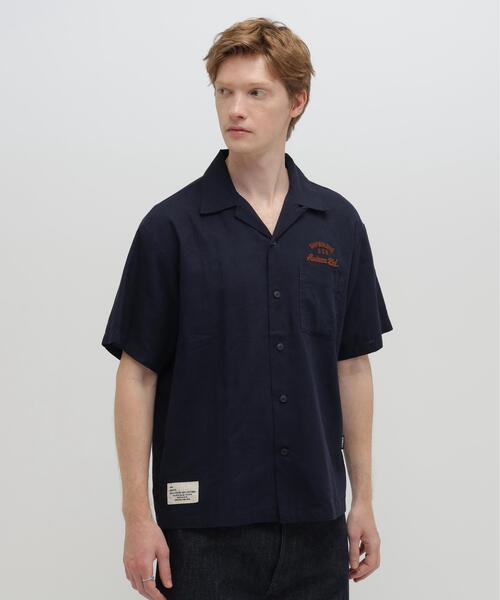 AVIREX(アヴィレックス)の「LINEN-COTTON S/S SHIRT "Brooklyn" / リネン コットン 半袖シャツ ブルックリン / AVIREX /アヴィレックス(シャツ/ブラウス・メンズ・アイボリー/ブラック/マスタード/ネイビー・XL/L/2XL/M)」の17枚目の写真