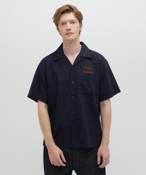 AVIREX(アヴィレックス)の「LINEN-COTTON S/S SHIRT "Brooklyn" / リネン コットン 半袖シャツ ブルックリン / AVIREX /アヴィレックス(シャツ/ブラウス・メンズ・アイボリー/ブラック/マスタード/ネイビー・XL/L/2XL/M)」の16枚目の写真