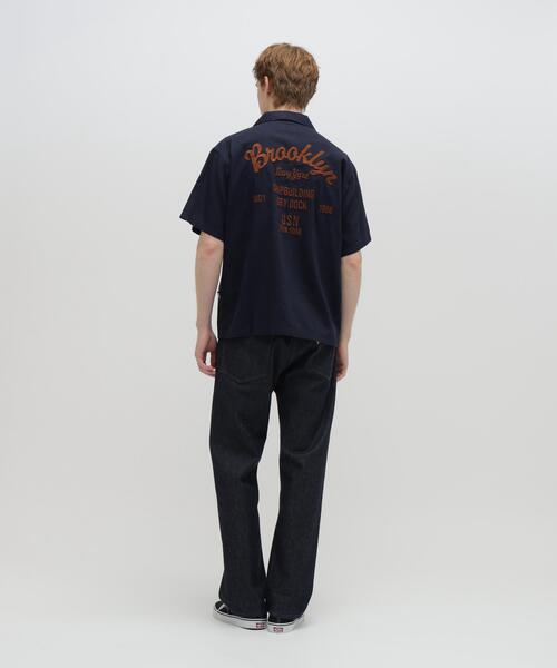 AVIREX(アヴィレックス)の「LINEN-COTTON S/S SHIRT "Brooklyn" / リネン コットン 半袖シャツ ブルックリン / AVIREX /アヴィレックス(シャツ/ブラウス・メンズ・アイボリー/ブラック/マスタード/ネイビー・XL/L/2XL/M)」の15枚目の写真