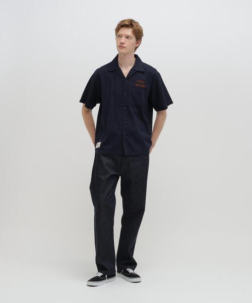 AVIREX(アヴィレックス)の「LINEN-COTTON S/S SHIRT "Brooklyn" / リネン コットン 半袖シャツ ブルックリン / AVIREX /アヴィレックス(シャツ/ブラウス・メンズ・アイボリー/ブラック/マスタード/ネイビー・XL/L/2XL/M)」の14枚目の写真