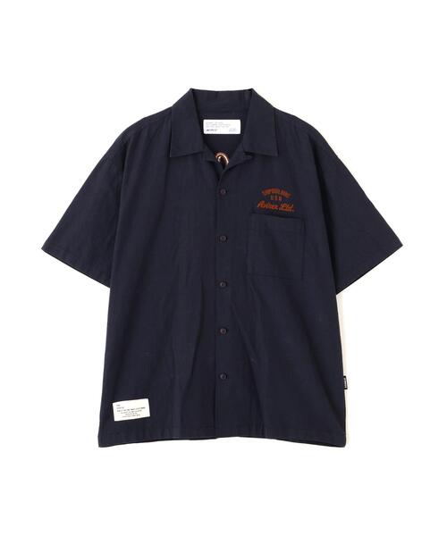 AVIREX(アヴィレックス)の「LINEN-COTTON S/S SHIRT "Brooklyn" / リネン コットン 半袖シャツ ブルックリン / AVIREX /アヴィレックス(シャツ/ブラウス・メンズ・アイボリー/ブラック/マスタード/ネイビー・XL/L/2XL/M)」の12枚目の写真