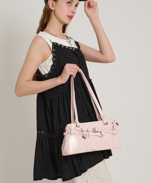 w closet(ダブルクローゼット)の「星チャームBAG(トートバッグ・レディース・シルバー/ピンク/ブラック・FREE)」の16枚目の写真