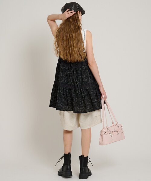 w closet(ダブルクローゼット)の「星チャームBAG(トートバッグ・レディース・シルバー/ピンク/ブラック・FREE)」の4枚目の写真