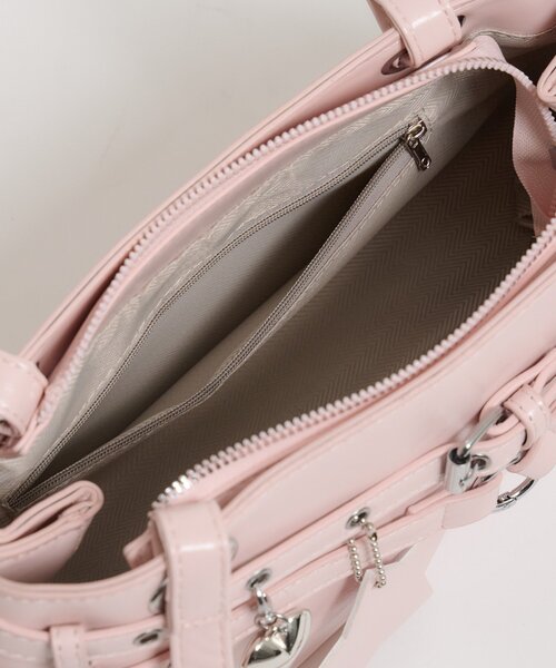 w closet(ダブルクローゼット)の「星チャームBAG(トートバッグ・レディース・シルバー/ピンク/ブラック・FREE)」の9枚目の写真
