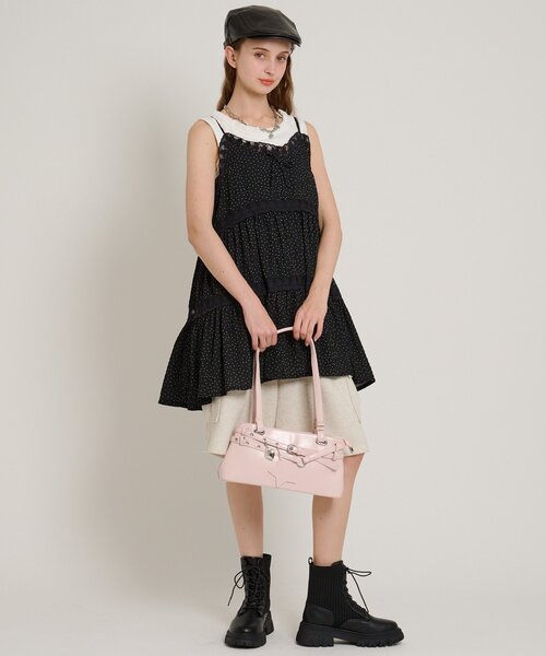 w closet(ダブルクローゼット)の「星チャームBAG(トートバッグ・レディース・シルバー/ピンク/ブラック・FREE)」の11枚目の写真