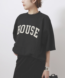 is-ness（イズネス）の「ISNESS MUSIC/イズネス ミュージック HOUSE Tシャツ IMP7_24_FLHOUSET01（Tシャツ/カットソー）」