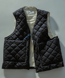 CAMIEL FORTGENS（カミエル フォートへンス）の「《別注》【CAMIEL FORTGENS/カミエル フォートヘンス】ZIP VEST Technical padded - black（その他アウター）」