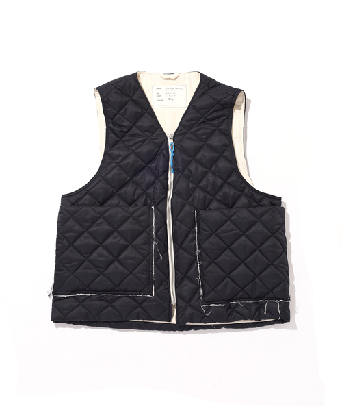 ADAM ET ROPE'（アダムエロペ）の「《別注》【CAMIEL FORTGENS/カミエル フォートヘンス】ZIP VEST Technical padded - black（その他アウター・メンズ・ブラック・M）」の11枚目の写真