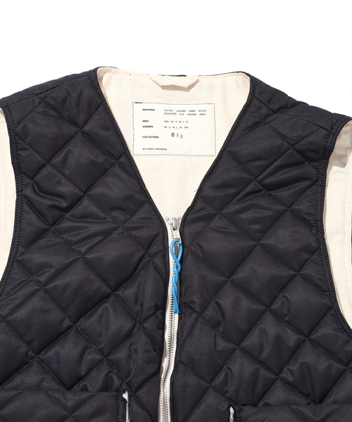 ADAM ET ROPE'（アダムエロペ）の「《別注》【CAMIEL FORTGENS/カミエル フォートヘンス】ZIP VEST Technical padded - black（その他アウター・メンズ・ブラック・M）」の12枚目の写真