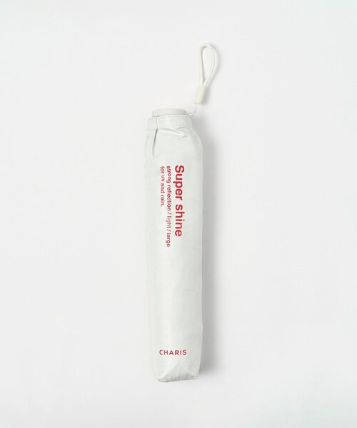 BIRTHDAY BAR(バースデイバー)の「≪UV対策/遮熱・遮光≫ Super shine カラーロゴムジ 晴雨兼用折りたたみ傘/軽量(折りたたみ傘・レディース・グレー/ブルー/アイボリー・0)」の4枚目の写真