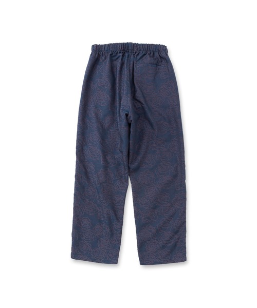 CALEE（キャリー）の「ROSE PATTERN JACQUARD RELAX PANTS（その他パンツ・メンズ・ネイビー・MEDIUM/LARGE/X-LARGE）」の3枚目の写真