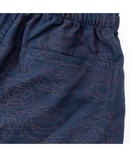 CALEE（キャリー）の「ROSE PATTERN JACQUARD RELAX PANTS（その他パンツ・メンズ・ネイビー・MEDIUM/LARGE/X-LARGE）」の6枚目の写真