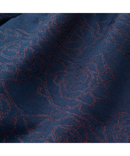 CALEE（キャリー）の「ROSE PATTERN JACQUARD RELAX PANTS（その他パンツ・メンズ・ネイビー・MEDIUM/LARGE/X-LARGE）」の7枚目の写真