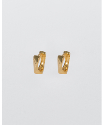 Flow Hoop Earring - Gold (silver925)
