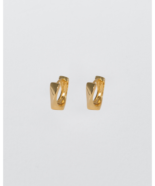 ANOTHERLAYER(アナザーレイヤー)の「Flow Hoop Earring - Gold (silver925)(ピアス(両耳用)・レディース・ゴールド・FREE)」の1枚目の写真