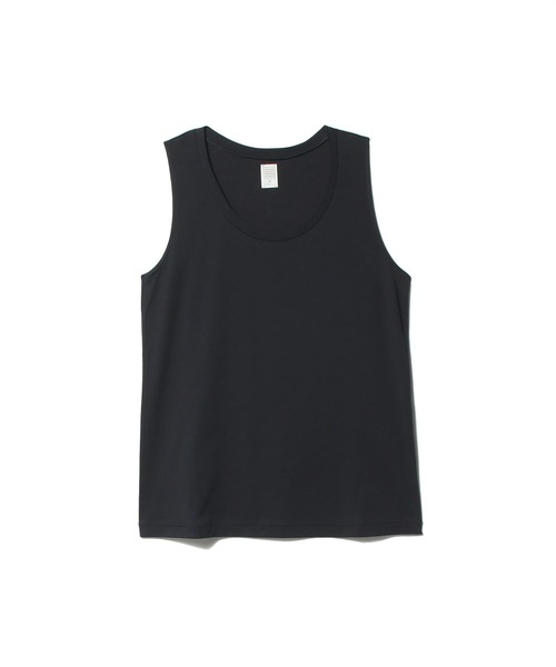 ESTNATION(エストネーション)の「GOOD PEOPLE GOOD STITCHING GOOD PRODUCT for ESTNATION / コットンスムースタンクトップ(タンクトップ・レディース・ホワイト/ブラック/ネイビー・FREE)」の3枚目の写真