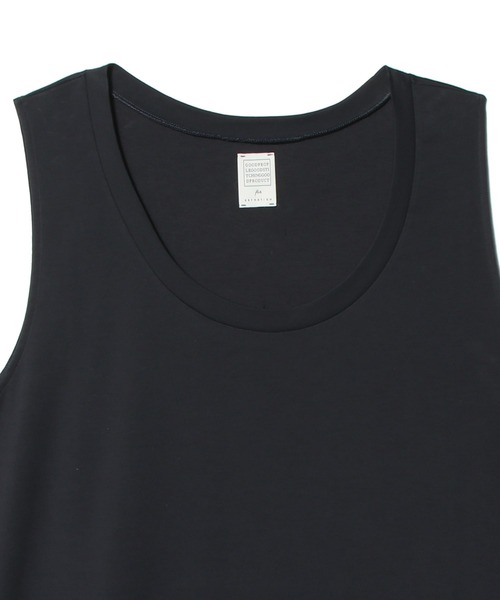 ESTNATION(エストネーション)の「GOOD PEOPLE GOOD STITCHING GOOD PRODUCT for ESTNATION / コットンスムースタンクトップ(タンクトップ・レディース・ホワイト/ブラック/ネイビー・FREE)」の5枚目の写真