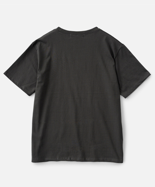 VASTIC(バスティック)の「ディコンストラクションTシャツ_チャコール(Tシャツ/カットソー・メンズ・チャコール・MEDIUM/LARGE/X-LARGE)」の3枚目の写真