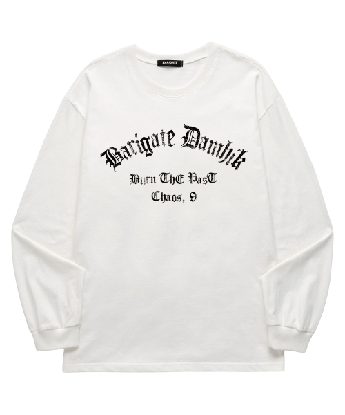 BARIGATE(バリゲート)の「NO.9 ロングスリーブ (BLS042) ホワイト(Tシャツ/カットソー・メンズ・その他・SMALL/MEDIUM/LARGE/X-LARGE/XX-LARGE)」の1枚目の写真