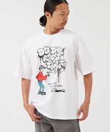 【SIDEWAYSTANCE】スプレー半袖Tシャツ 70790
