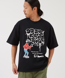 【SIDEWAYSTANCE】スプレー半袖Tシャツ 70790