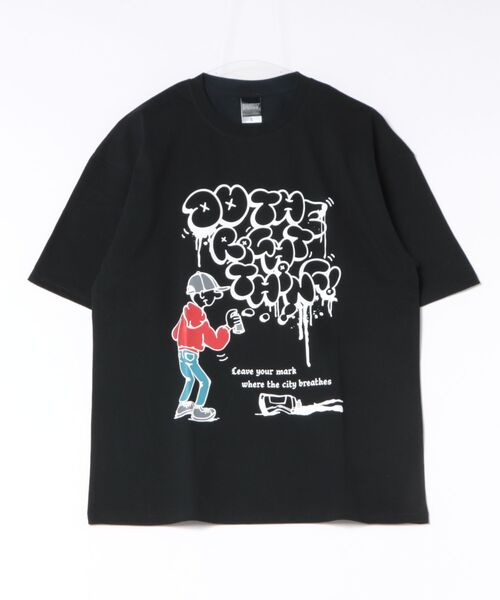 SIDEWAY STANCE(サイドウェイスタンス)の「【SIDEWAYSTANCE】スプレー半袖Tシャツ 70790(Tシャツ/カットソー・メンズ・ホワイト/アッシュ/ブラック・X-LARGE/LARGE/MEDIUM/SMALL)」の13枚目の写真