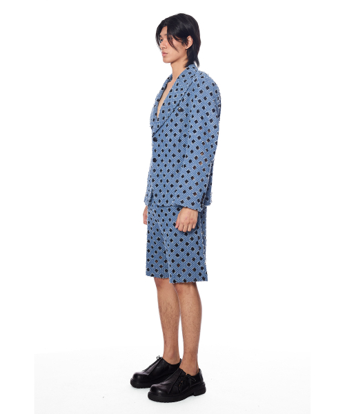GREEDILOUS（グリディアス）の「Checkerd Pattern Denim Shorts（その他パンツ・レディース・その他・X-SMALL/SMALL/MEDIUM/LARGE）」の3枚目の写真