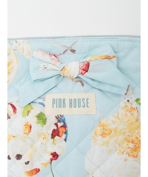 PINK HOUSE(ピンクハウス)の「かき氷プリントキルティングバッグ(トートバッグ・レディース・ホワイト/ピンク/ブラック/ライトブルー・フリー)」の11枚目の写真