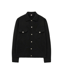 IOLO（イオロ）の「アイスコットンニットトラッカージャケット_ジェットブラック（デニムジャケット）」